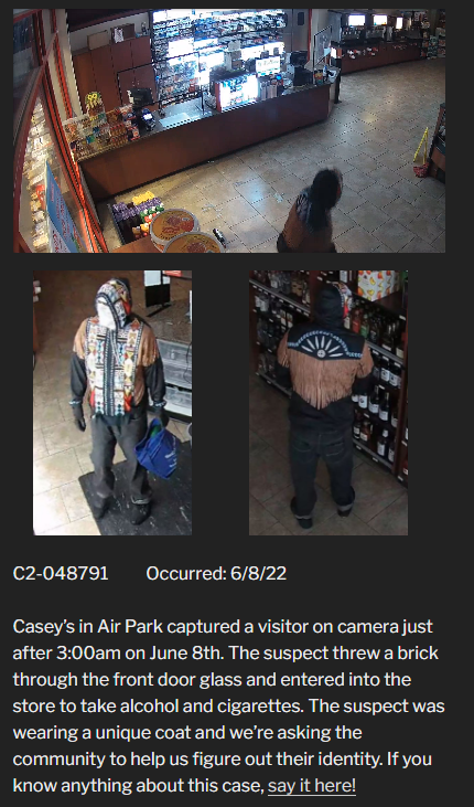 Burgled